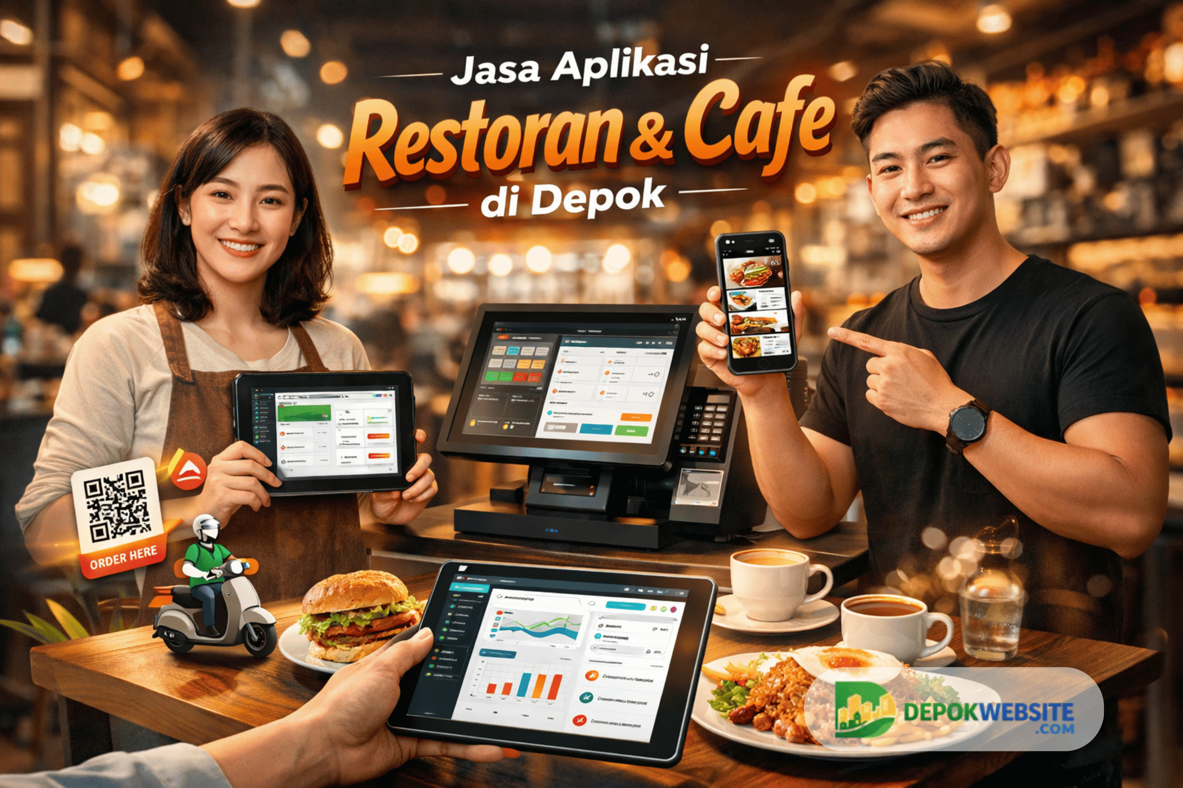 Jasa Aplikasi Restoran & Cafe di Depok